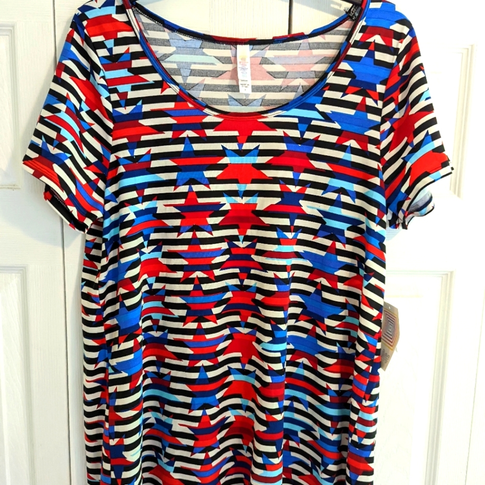LuLaRoe Stars and Stripes T-shirt